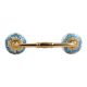 Divine Floral Ceramic Bridge Handle